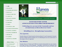 Tablet Screenshot of havenrecoverycenter.org